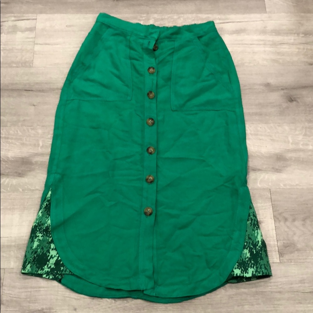 9-H15 STCL | Button Down MIDI Skirt